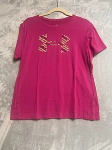 Under Armour Heat Gear Womens T Shirt Size L - Picture 1 of 6