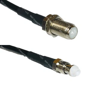 RFC195 F FEMALE to FME FEMALE Coax RF Cable USA-Ship Lot - Picture 1 of 1