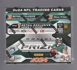 2024 PANINI PRIZM FOOTBALL FACTORY SEALED 24 PACK RETAIL BOX - DANIELS - NIX - Picture 1 of 1