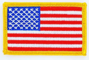 Toppe Toppa PATCH USA Bandiera Americana termoadesivo - Imagen 1 de 1