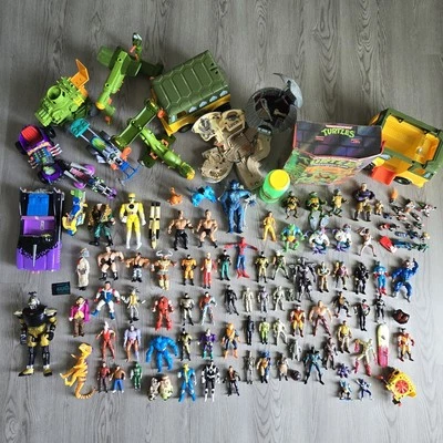Lote de Figuras de Acción Años 70/80/90 TMNT Bestias de Batalla Star Wars GI Joe Foto 1 de 4