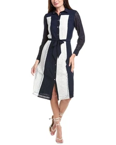 T Tahari Lace Shirtdress Women's - Picture 1 of 5