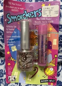 Juego de ciruela de azúcar Bonne Bell Lip Smackers vintage Y2k - tarjeta sin perforar *LEER* - Imagen 1 de 9