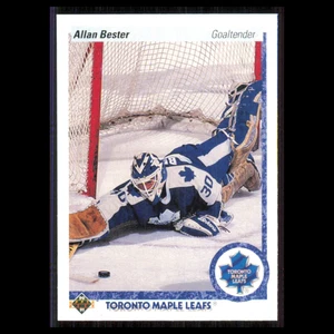 Allan Bester #241 1990 Upper Deck Toronto Maple Leafs Hockey Card NHL NM - Picture 1 of 3