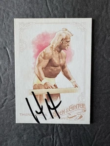 Hulk Hogan Signed Allen & Ginter #225 Rocky Autographed WWF Wrestling Card JSA - Picture 1 of 2