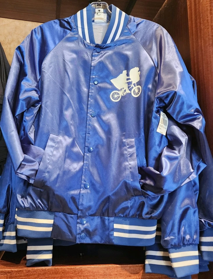 Universal Studios ET The Extra-Terrestrial "E.T. Phone Home" Satin Jacket MEDIUM - Image 1 of 1