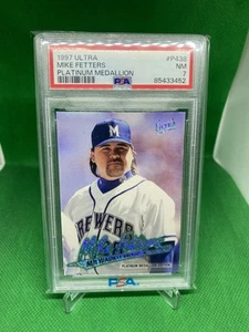 Mike Fetters 1997 Ultra Platinum Medallion SP PSA 7 - Bild 1 von 2