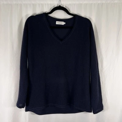 Suéter de cachemir Velvet by Graham Spencer para mujer XS azul cuello en V manga larga Foto 1 de 4