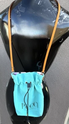 Bandolera EMILIO PUCCI de segunda mano con cordón, turquesa Foto 1 de 4