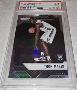 2016-17 Panini Prizm Silver Prizm Thon Maker #14 PSA 9 Rookie RC - Picture 1 of 5