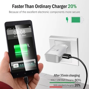 `Adaptive Fast Charging Wall Charger Afc Side Port Usb Adapter Qc Fast Char - Photo 1 sur 8