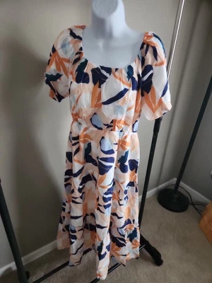 Nuevo con etiquetas Mujeres Cielos Are Azul Verano Boho S Vestido Largo Floral  Foto 1 de 4