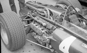 JACKIE STEWART BRM P83 H16 ENGINE #4 MONACO GP 1967 PERIOD NEGATIVE 35MM REG - Picture 1 of 2