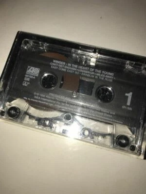 In The Heart Of The Young  by Winger 1990 Atlantic Cassette Tape 82103-4 - Image 1 of 3