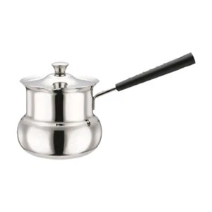 Kaffeekanne Edelstahl 900-1080 ml Splitter modern türkisch leicht befüllbar massiv - Bild 1 von 14