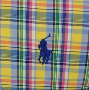 RALPH LAUREN SHIRT MULTICOLOR PLAID CHECK L/S BUTTON UP (L) - Picture 1 of 5