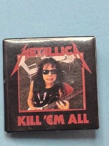 Vintage Metallica - "KILL 'EM ALL" - Original Pin Button Pinback Anstecker - Bild 1 von 6