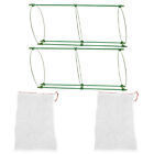 2 Sets Iron Protection Cage Plant Support for Indoor Plants