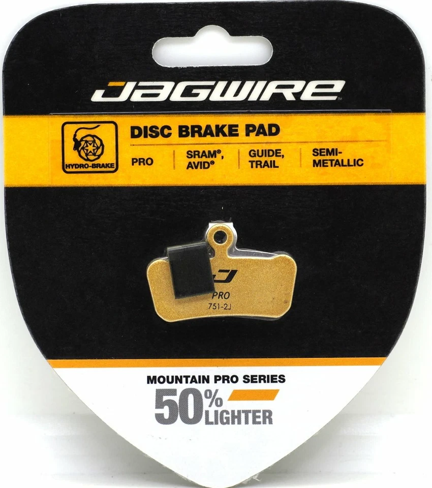 Pastilla de freno de disco semimetálica Jagwire Pro para SRAM Guide R/RS/RSC Trail 7 Trail Foto 1 de 1