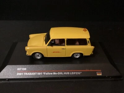 Trabant 601 DHL-hub Leipzig Airport “Follow Me” 2001 IST Diecast in 1/43 scale - Image 1 of 4