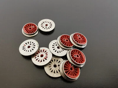 Märklin / Trix  022  Speichenrad rot   19mm   10 Stück   Spur H0 - Bild 1 von 2