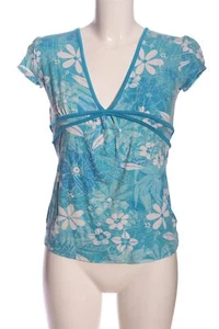 CLOCKHOUSE Blusa de manga corta Mujeres Talla EU 34 azul-blanco look casual - Imagen 1 de 5