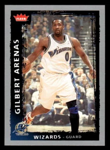 Tarjeta de baloncesto Fleer Gilbert Arenas #29 2008 de los Washington Wizards - Imagen 1 de 2