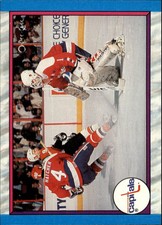 1989-90 O-Pee-Chee Hockey Card #317 Washington Capitals