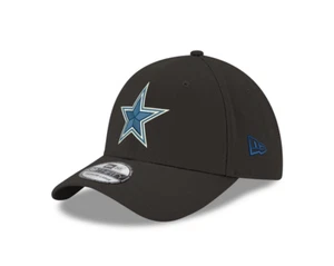 Dallas Cowboys New Era Black Team Classic 39Thirty Flex Fit Hat - Picture 1 of 7