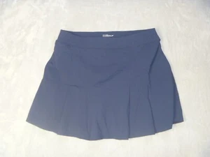 Skechers GoGolf Skort Womens Size L Skirt Navy Blue Pleated Pickleball Golf - Picture 1 of 5