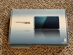 Nintendo 3DS Aqua Blue Original Box + Manuals + Inserts Only -- No Console! - Picture 1 of 4
