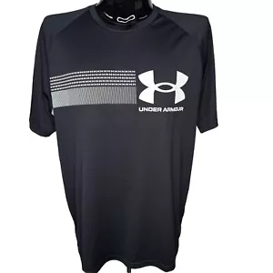 UNDER ARMOUR Shirt Herren XXL schwarz Tee Workout HeatGear feuchtigkeitsableitend Gym UA - Bild 1 von 8