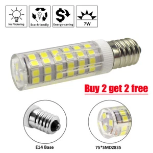 E14 7W LED Light Bulb Lamp for Kitchen Range Hood Chimmey Fridge Cooker UK - Picture 1 of 14