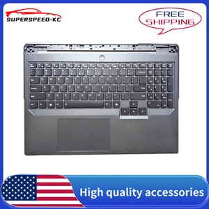 New  Palmrest Keyboard Backlit For Lenovo Legion Pro 5 16ARX8 Pro 5 16IRX8 US - Picture 1 of 4