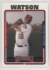 2005 Topps Washington Nationals Box Set Brandon Watson #33