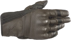 Alpinestars Mustange V2 Leather Gloves Black Brown S 3566118-811-S - Picture 1 of 1