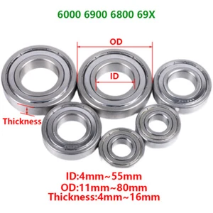Deep Groove Ball Bearing Stainless Steel 6000 6800 6900 Bearings - Picture 1 of 7