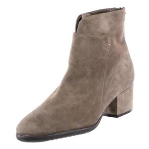 NEU SESTO MEUCCI Stiefeletten Booties Gr. 8 W grau Wildleder Leder ITALIEN - Bild 1 von 7