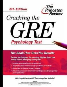 The Princeton Review Cracking the GRE Psychology Subject Test by Jay, Meg