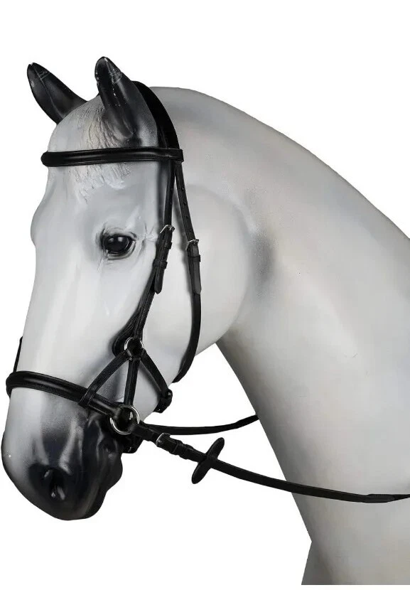 HORZE Denver Bitless Bridle - Black - Size 10124BL C