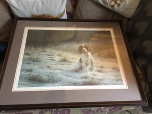 Early Steven Townsend Dash The Springer Spaniel Ltd, Ed. Litho. Blind Stamp 1990 - Picture 1 of 12