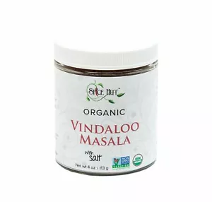 Organic Vindaloo Masala Seasoning Shaker Spice Jar w/ Salt - Picture 1 of 6