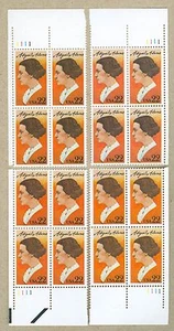 US 2146 Abigail Adams 22c set of 4 pb MNH issued 1985 #1111 - Picture 1 of 1