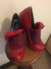 Ladies Irregular Choice Red Flick Flack Shoes. Size 4/37. New/Boxed
