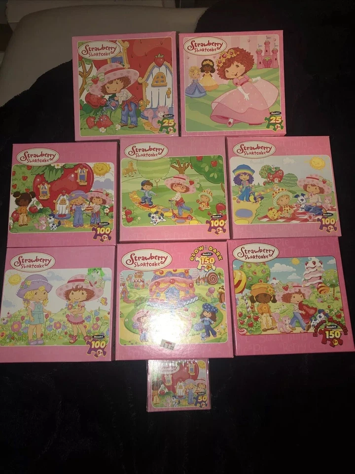 Lote de 10 rompecabezas Strawberry Shortcake Foto 1 de 4