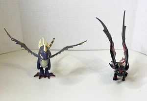 How to Train Your Dragon Toothless & Purple Deadly Wild Nadder Figures - Picture 1 of 3