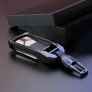 For Audi Q5 A4L A4 Q7 A7 RS TT-S Zinc Alloy Car Key Fob Case Cover Holder Chain - Picture 1 of 6