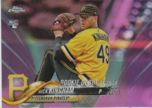 2018 Topps Chrome Update Nick Kingham #HMT36 PINK REFRACTOR RC-Pirates - Picture 1 of 1