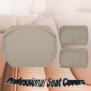 For 1982 1983-2000 PRE-2000 DS Golf Cart Club Car Front Seat Cover Leather Beige