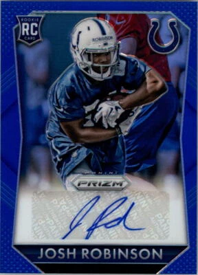 2015 Panini Prizm Rookie Autographs Prizms Blue #RSJR Josh Robinson Auto /199  - Image 1 of 2